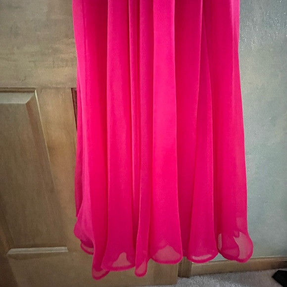 Sherri Hill Prom Dress - Size 2 - Fuchsia - Picture 7 of 9